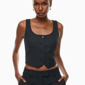 NWT Aritzia Pinstripe Women's Top